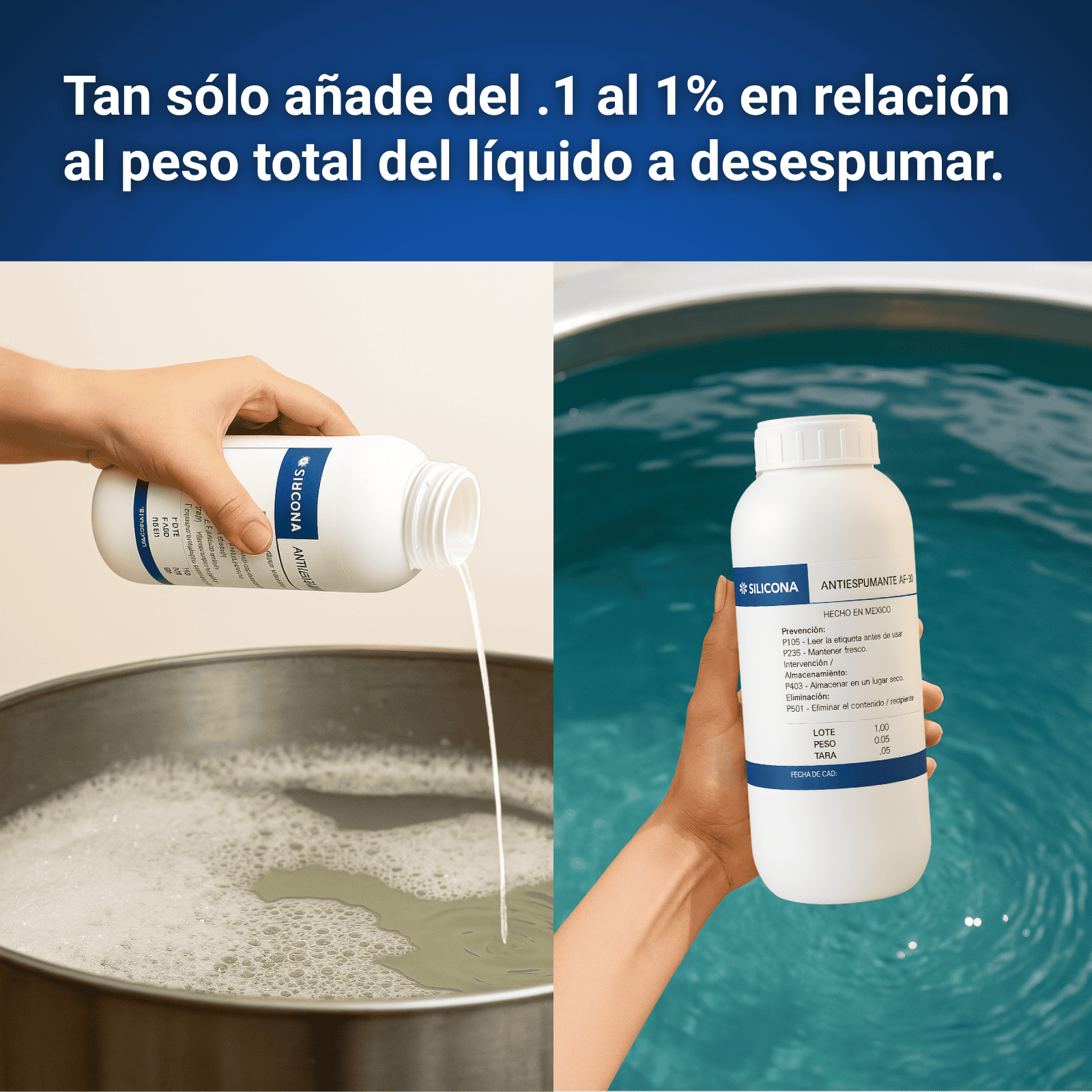 Antiespumantes de Silicona